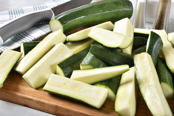 Sliced zucchini
