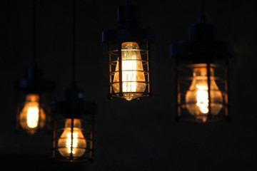 decorative lamp hanging on ceiling