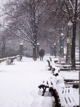 Snow at the Maybachufer