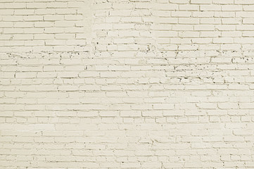 White brick wall background texture