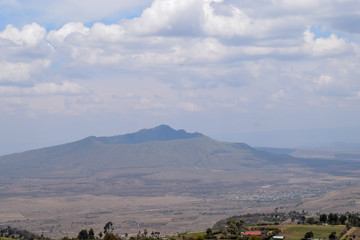 Fototapeta premium Mount Longonot in Naivasha, Kenya