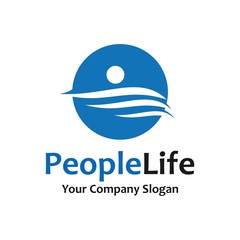 people life logo template