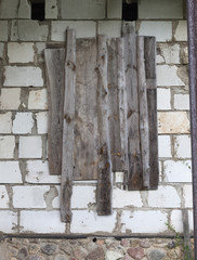 abandoned brick building