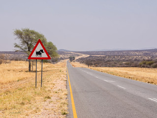 Wildlife Road Warning Sign