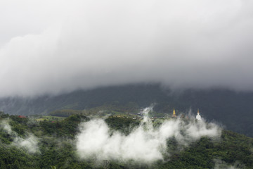 Morning landscape view.