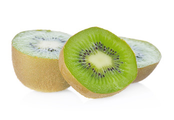 Fototapeta na wymiar kiwi fruit isolated on white background