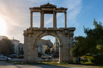 Fototapeta na wymiar Visiting Athens in Greece