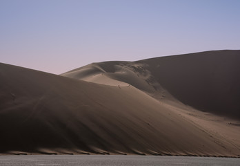 Fototapeta na wymiar Dune Climbing