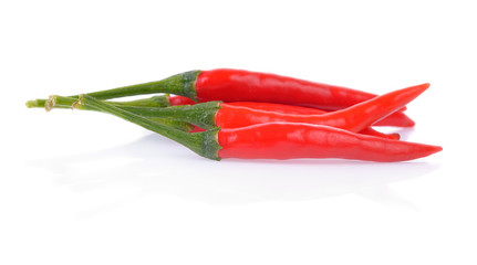 Peppers isolated on white background