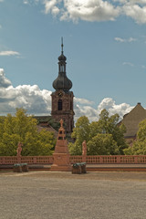 Rastatt - view of the church tower.
