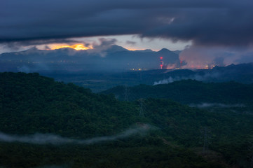 Mountains landscape