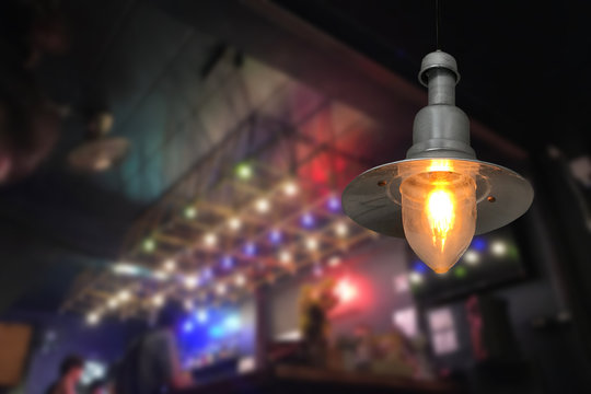 Lamp in a night club