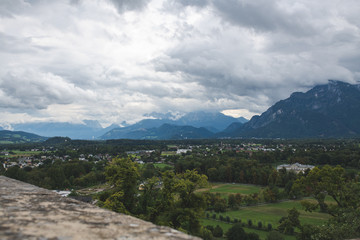 Fototapeta na wymiar valley of the zillertal