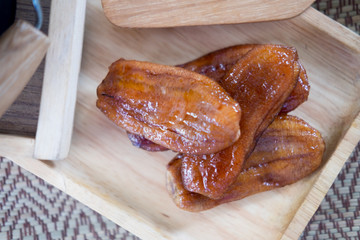 Sun dried banana