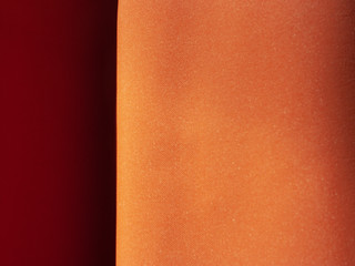 Close up of orange textile