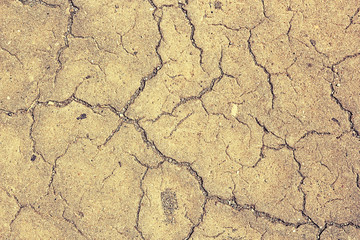 cracks on asphalt surface
