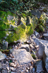 Rocks get late afternoon sunlight 