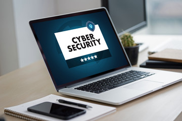 CYBER SECURITY Business, technology,Firewall Antivirus Alert Protection Security and Cyber