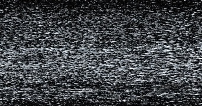 grey, black and white vhs glitch noise background realistic flickering, analog vintage TV signal with bad interference, static noise background, overlay ready