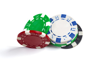 Coloured Casino Chips