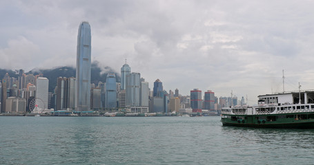 Fototapeta na wymiar Hong Kong city skyline