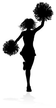 Silhouette Cheerleader