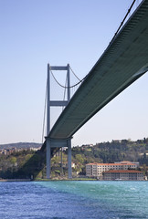 First Bosphorus Bridge in Istanbul. Turkey