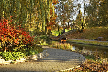 Park Dolina Marzen (Valley of Dreams) in Torun.  Poland © Andrey Shevchenko
