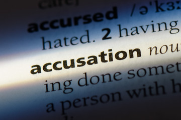 Obraz premium accusation