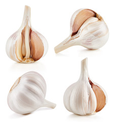 Garlic Isolated on white