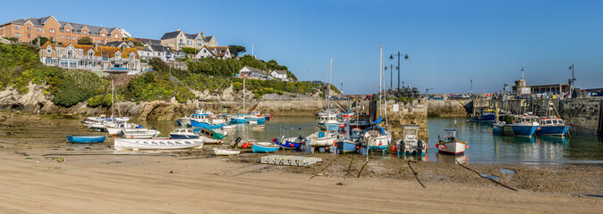 Newquay Harbour Fishing Boats