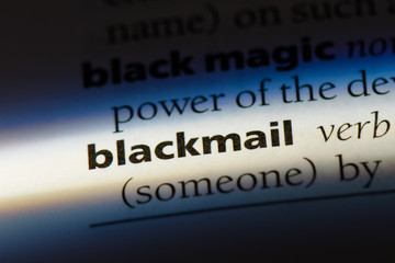 Fototapeta premium blackmail