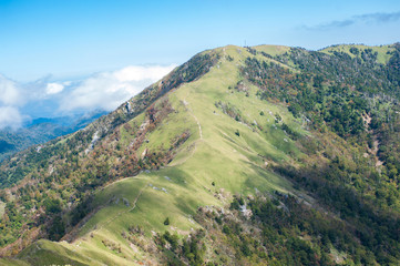 剣山と次郎笈