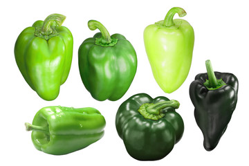 Green bell peppers c. annuum