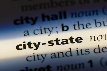 Obraz premium city-state