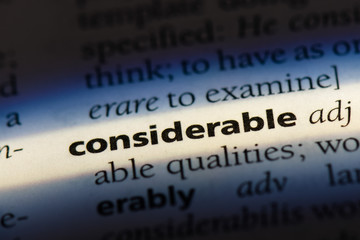  considerable