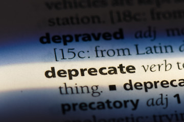  deprecate