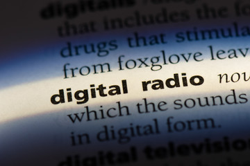 Obraz premium digital radio