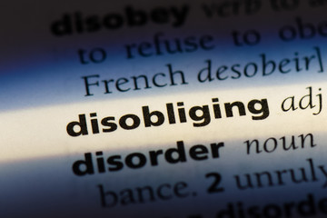 Obraz premium disobliging