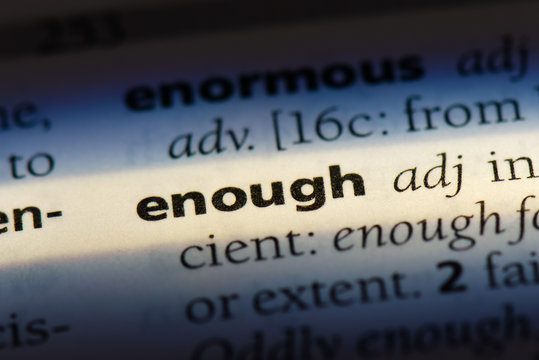 enough
