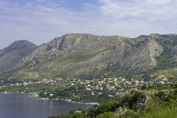 Fototapeta na wymiar Beautiful landscape in Croatia Near Dubrovnik