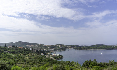 Fototapeta na wymiar Beautiful landscape in Croatia Near Dubrovnik