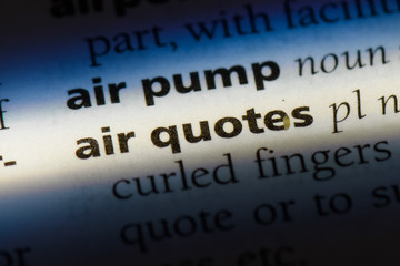 airquotes