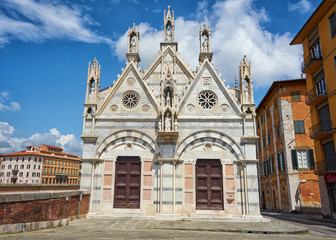 Church Santa Maria della Spina Pisa Italy