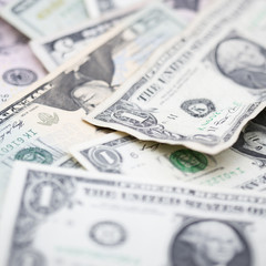 blurred crumpled dollar money background