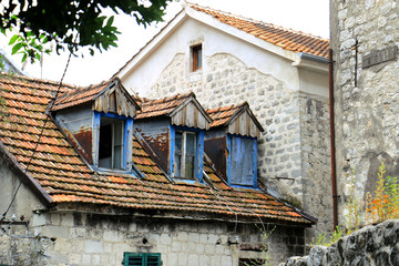 Kotor  old town. UNESCO World Heritage List. Montenegro, 2018.