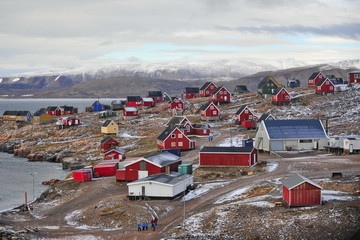 Greenland. Settlement of Inuit on the east coast of the island. © Oleksandr Umanskyi