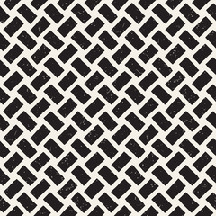 Hand drawn seamless repeating pattern with lines tiling. Grungy freehand background texture.