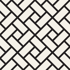 Vector seamless lines mosaic pattern. Modern stylish abstract texture. Repeating geometric tiles