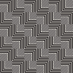 Vector seamless pattern. Modern stylish abstract texture. Repeating geometric tiles..